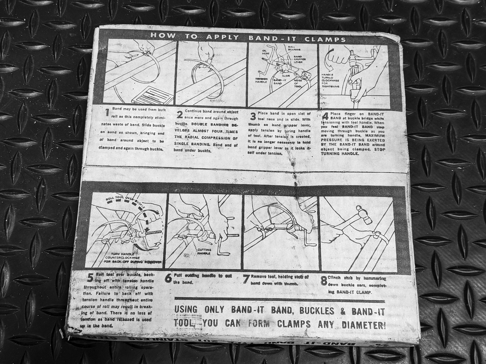 BAND-IT NOS ( 5/8 x 100 feet ) 201 SS Stainless Steel band it stock coil C205
