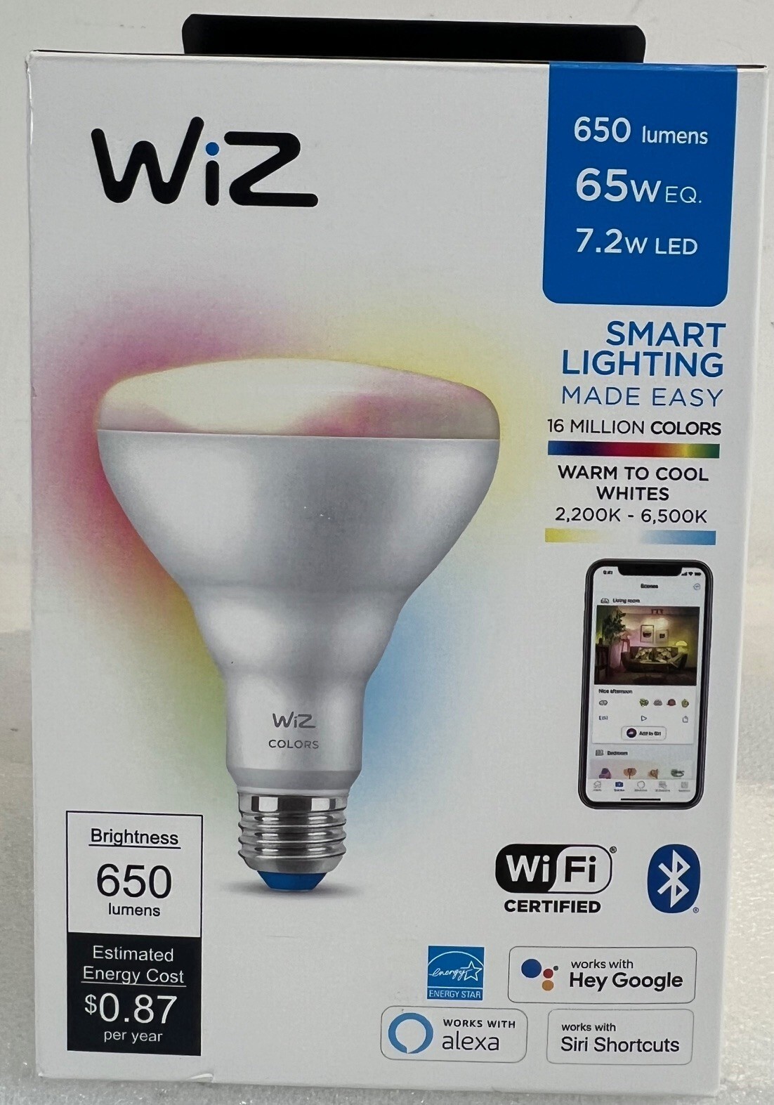 Lot of 4 -WiZ-603456 - WiZ Color BR30- FREE SHIPPING