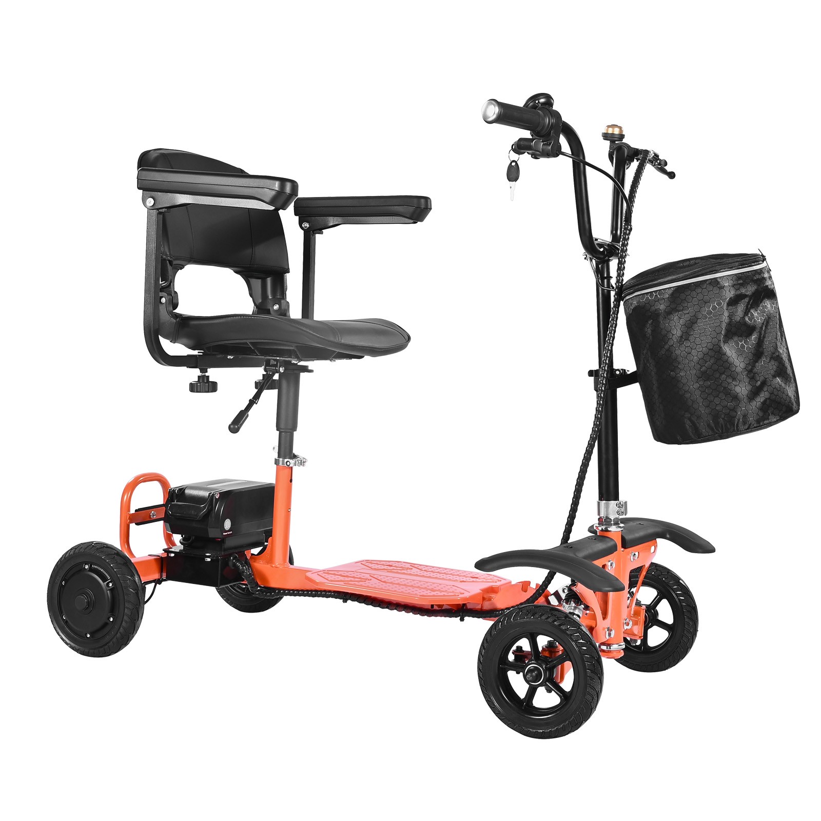 Uimoso 4-Wheel Foldable Electric Mobility Scooter with 265lbs Capacity