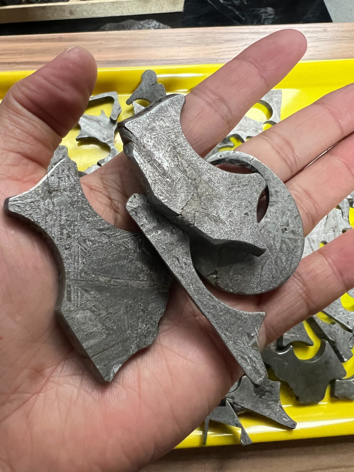 1000g Altay Iron Meteorite Space Meteorite Slice Aletai Meteorite Cut Slices