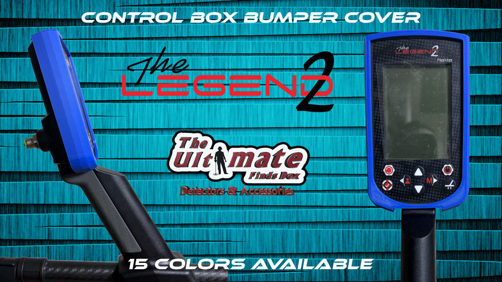 Nokta Legend 2 Control Box Bumper Cover 14 Colors 100% Infilled