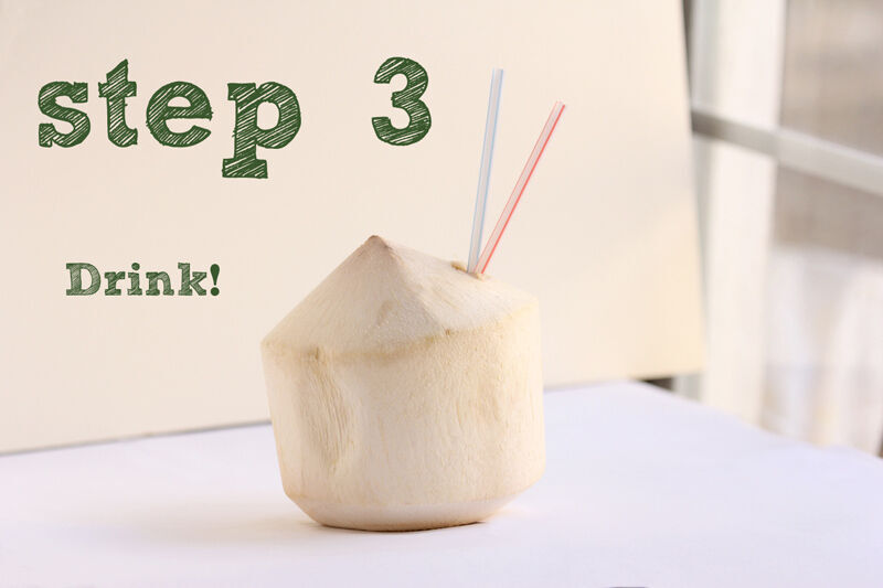 USA CocoDrill Coconut Opener Tool + Stainless Steel Straw Opening Coco Drill