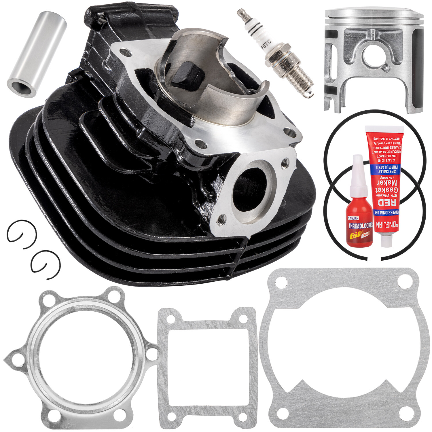 For Yamaha Blaster SE 200 YFS200 Piston Cylinder Crank Motor Rebuild Gasket Kit