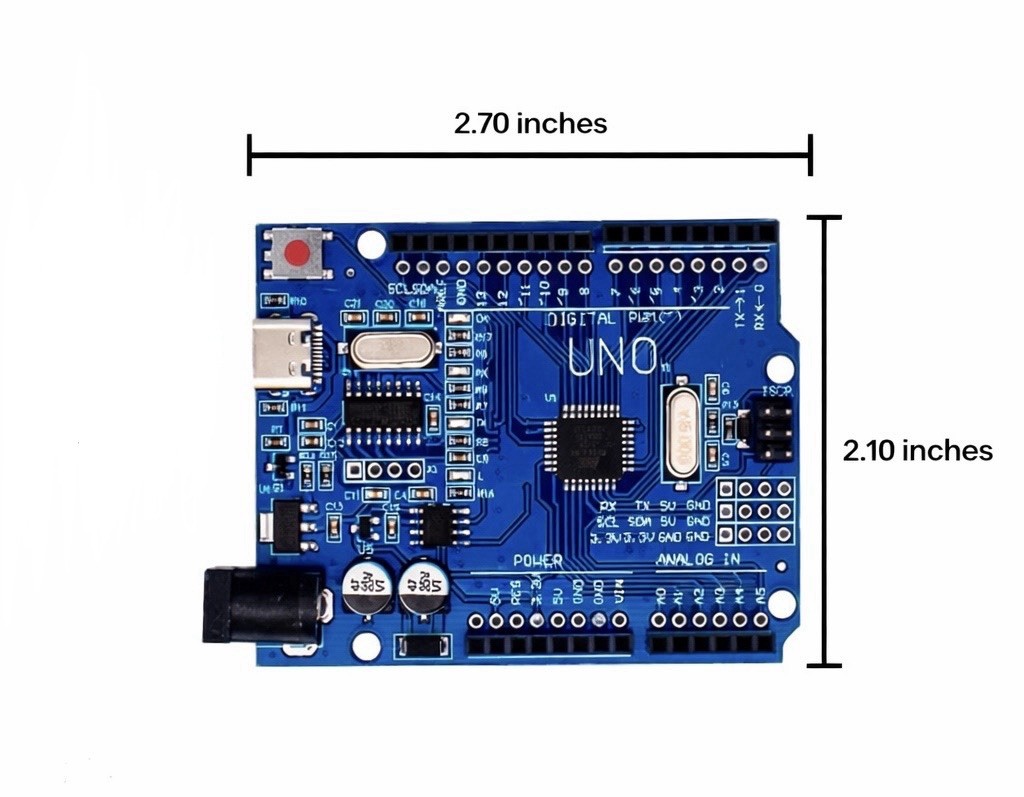 UNO R3 Dev Board SMD Atmega328P CH340 Compatible with Arduino Type C USA