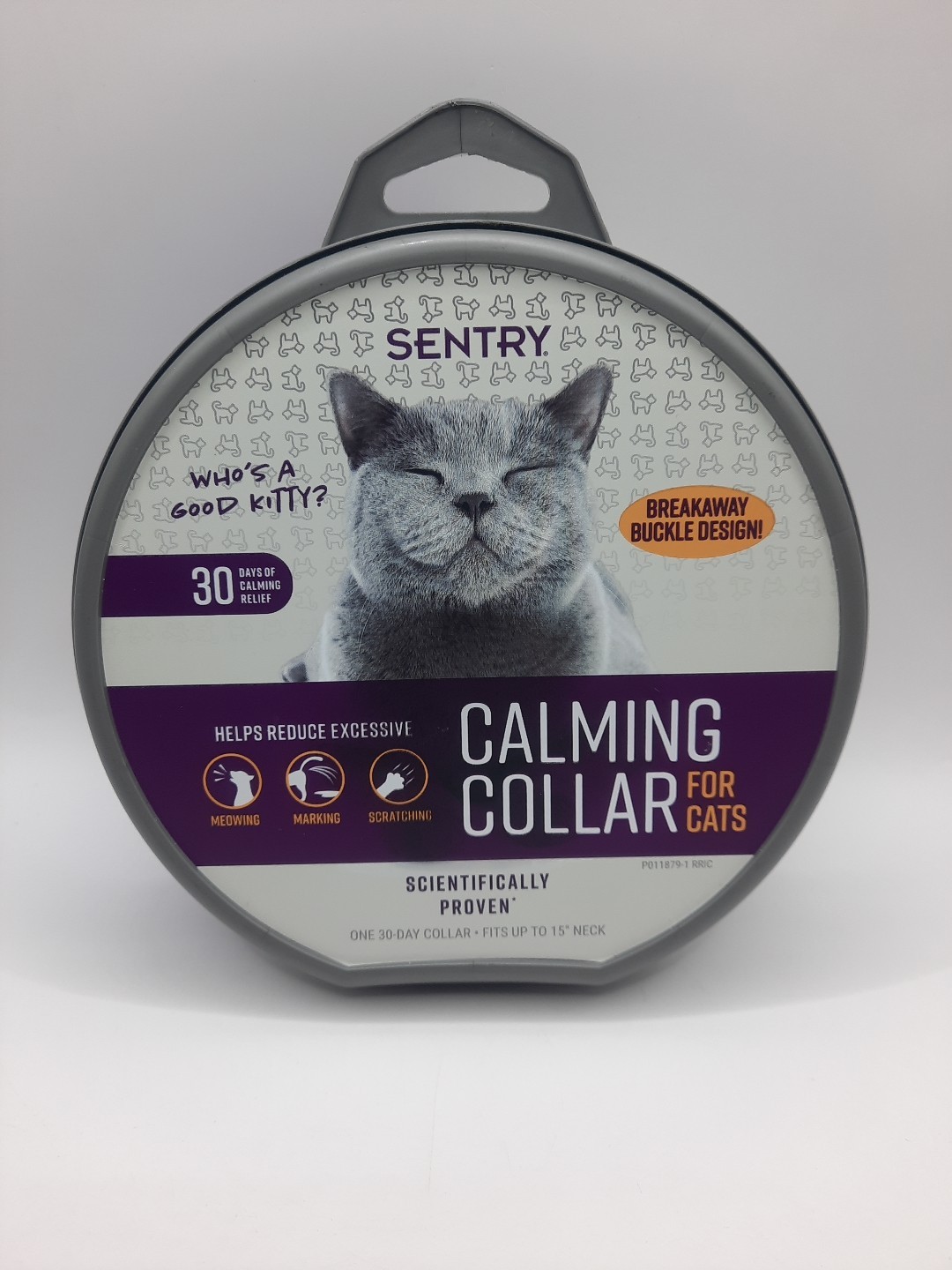 SENTRY Calming Collar For Cats 30 Day Of Calming Relief Brand New No Outer Shell