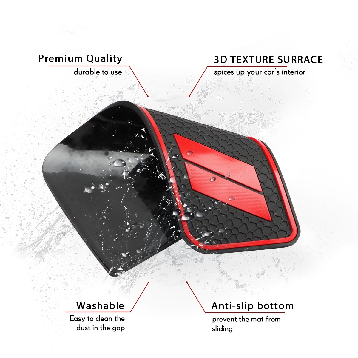 ARIDOSE for Dodge Durango 2014-2020 Accessories Car Cup Holder Insert Interior