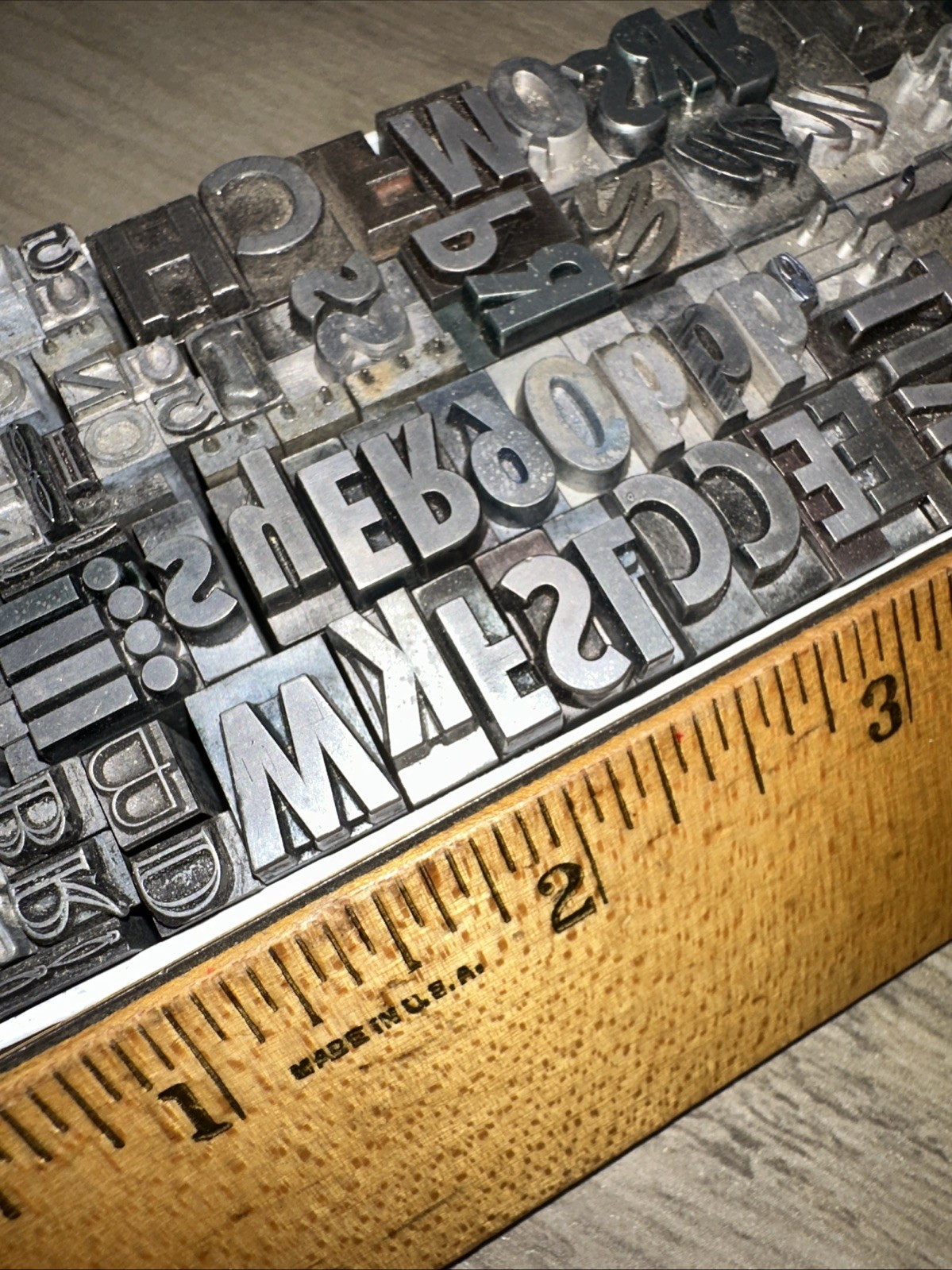 Printing Blocks “ Dingbats Variety “ Nice Collection Letterpress Letters Etc. 2