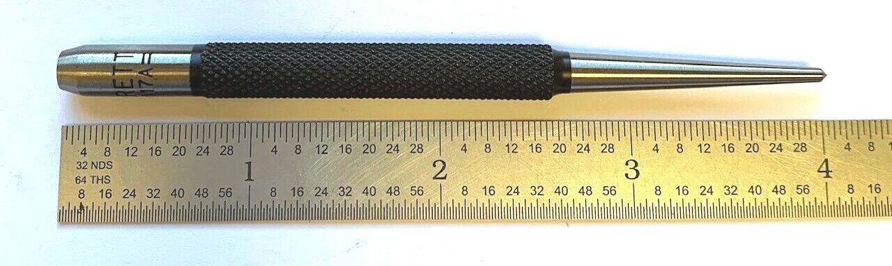 STARRETT 5 PIECE CENTER PUNCH SET IN CASE #S117PC #50488