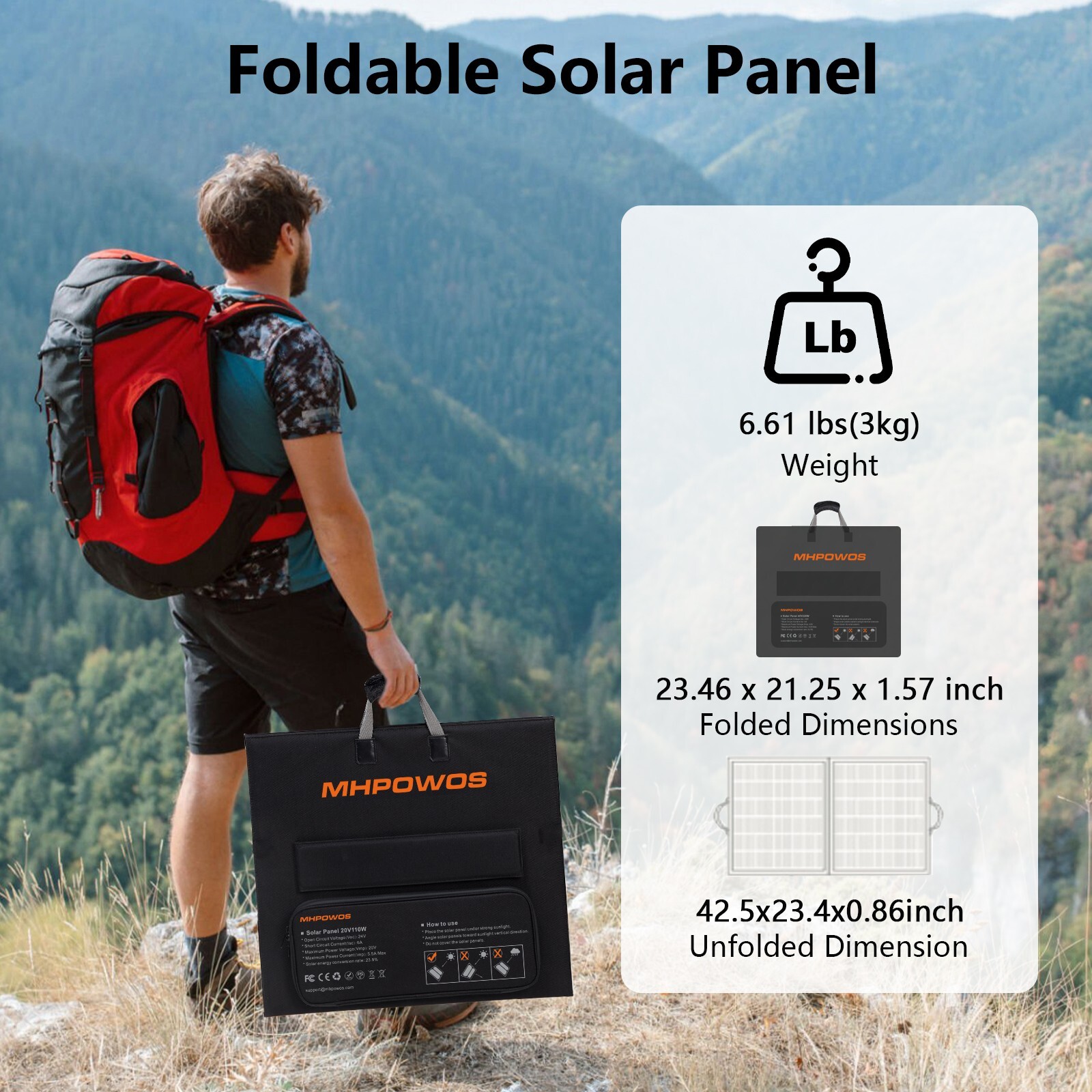 Solar Panel Kit Portable Foldable 110W 220W 400W 440W for Ecoflow Power Station