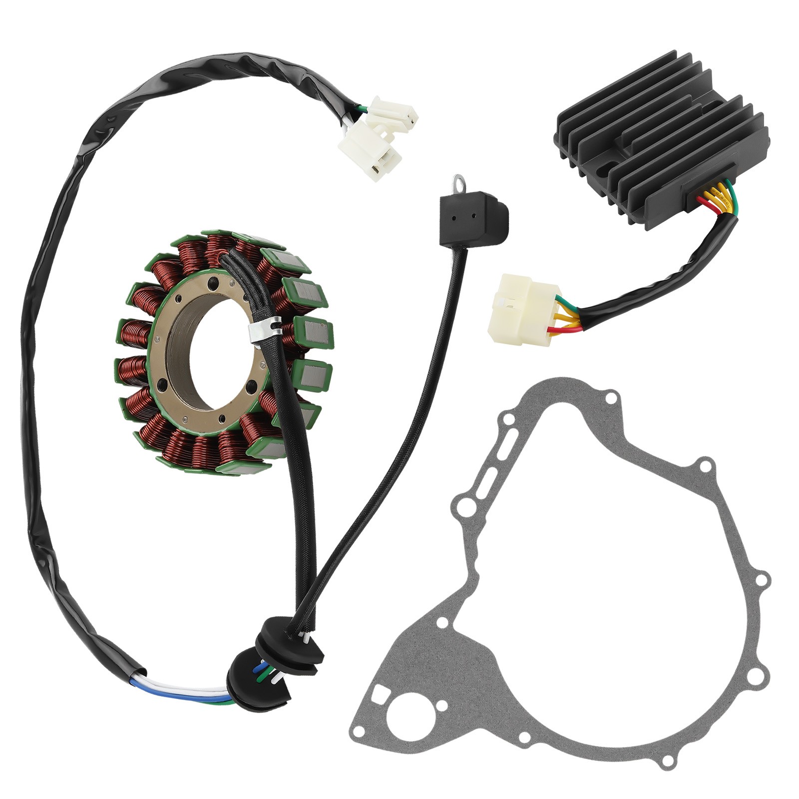 Stator & Gasket for Yamaha XVS650 V-Star 650 Custom Silverado Classic 2004-2010