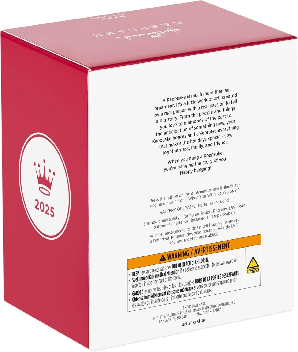 HALLMARK KEEPSAKE DISNEYLAND 70th Anniversary SLEEPING BEAUTY CASTLE Ornament