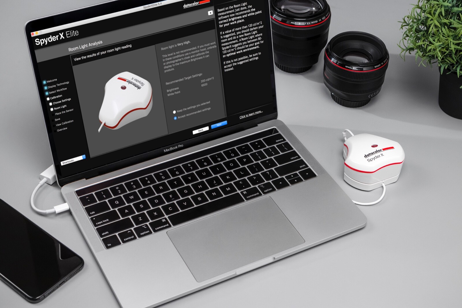 Datacolor Spyder X Pro SXP100 Monitor Display Color Calibration Colorimeter