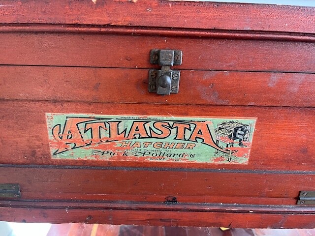 Antique Egg Incubator Chicken Farmhouse Cabin Farm Agricultural Advertising NICE