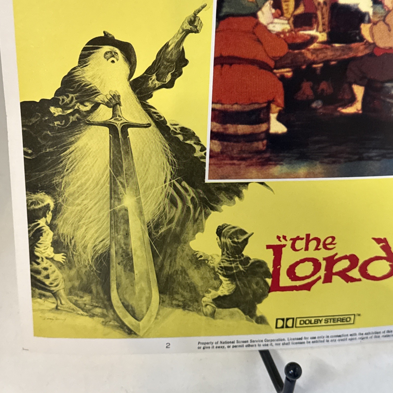 Original 1978 THE LORD OF THE RINGS Movie Lobby Cards -11x14- Set Of 3