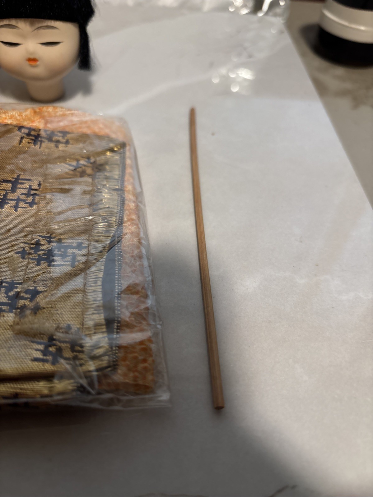 Vintage Antique Kimono Doll Set Never Assembled , 1/2 Original Box Collectible