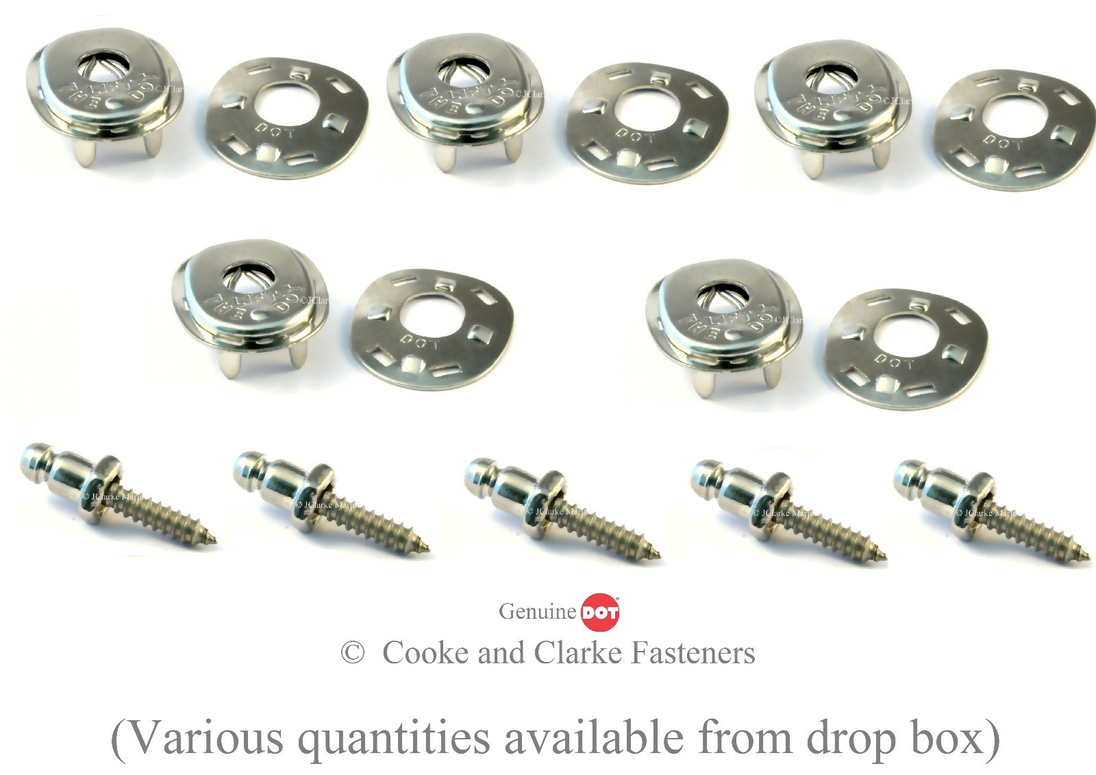 Lift the dot fastener kit with tool socket wood screw base long stud 5/8" boat