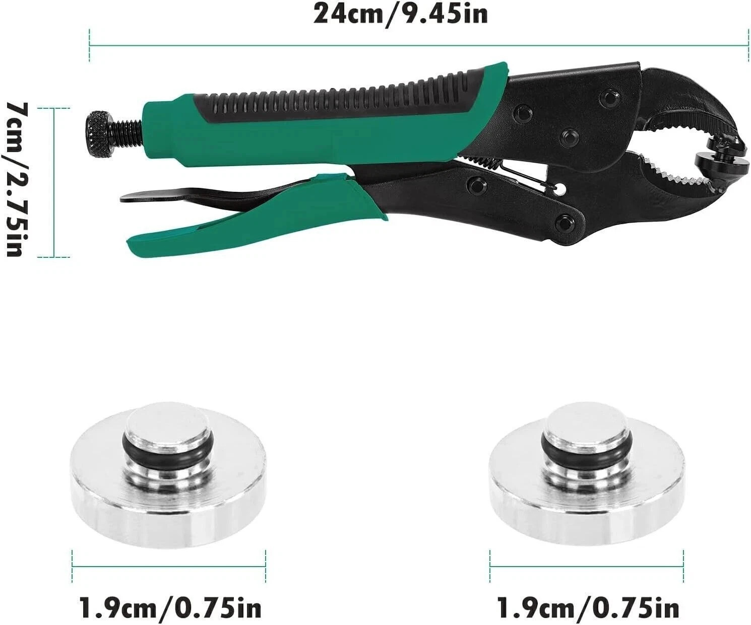 Heavy Duty Snap Fastener Tool Adjustable Snap Setter Tool Snap Installation US