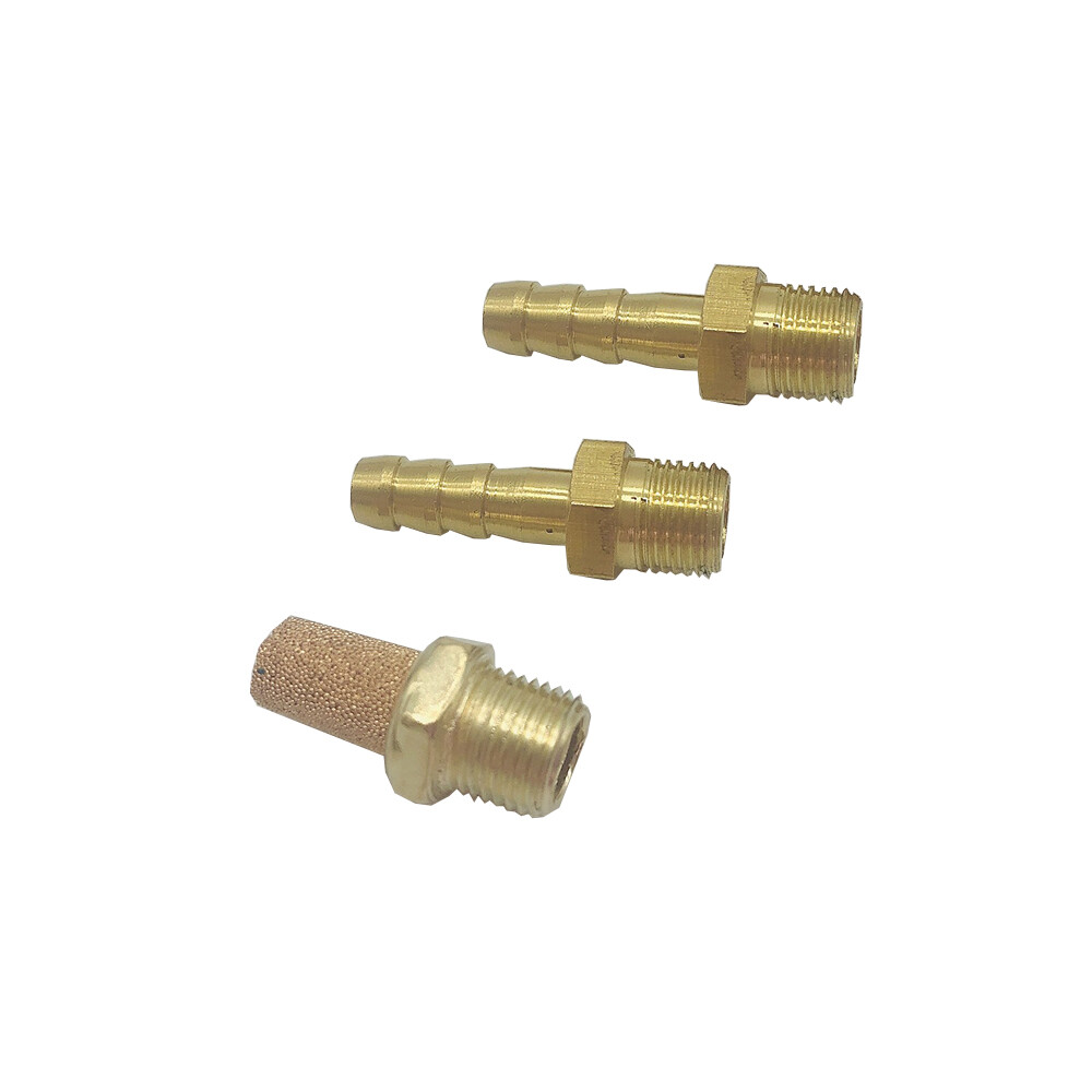 3 Port 12V MAC Electronic Boost Control Solenoid Valve W/ Brass Fittings PWM