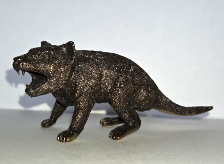 Eddie Wentorf Bronze Tasmanian Devil Sculpture Signed Art