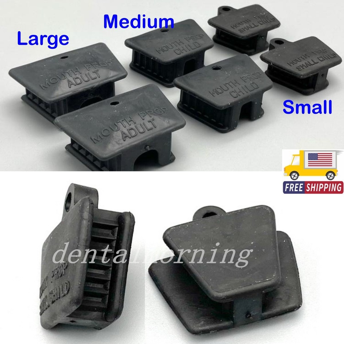 Child(S/M)/Adult  Autoclave Silicone Mouth Props Bite Block Dental Autoclave