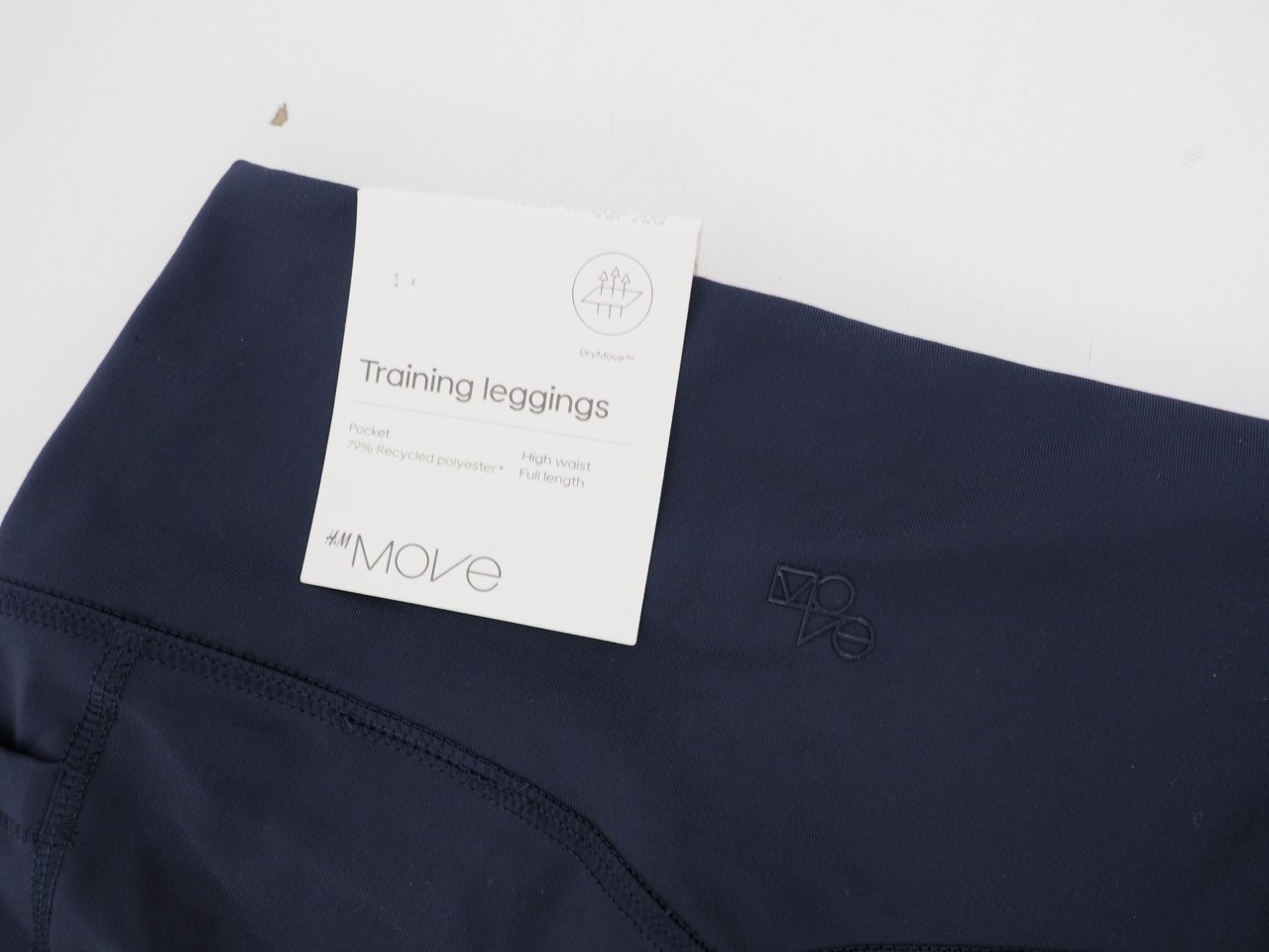 New! H&M Move Training Leggings Women's Size Small Gray Custom Team KMC