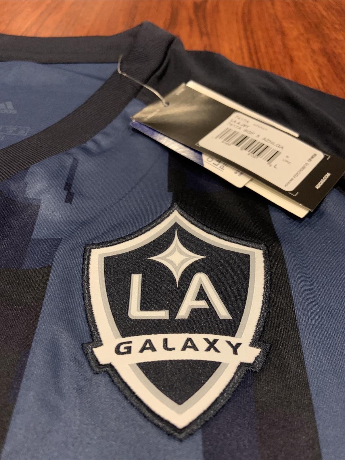2019 Adidas Men’s Los Angels LA Galaxy Away Soccer Jersey Large L MLS US