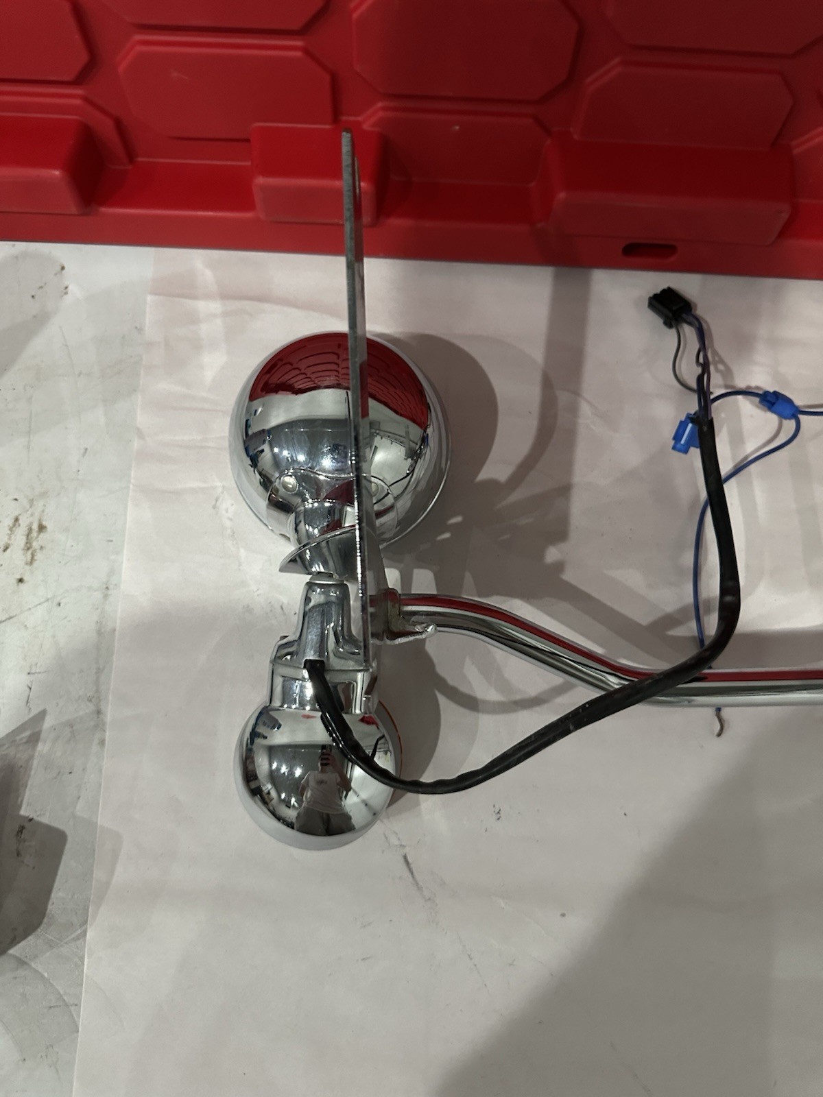 08-13 Harley Davidson Touring Road King & Electra Glide Fog Auxiliary Light Bar