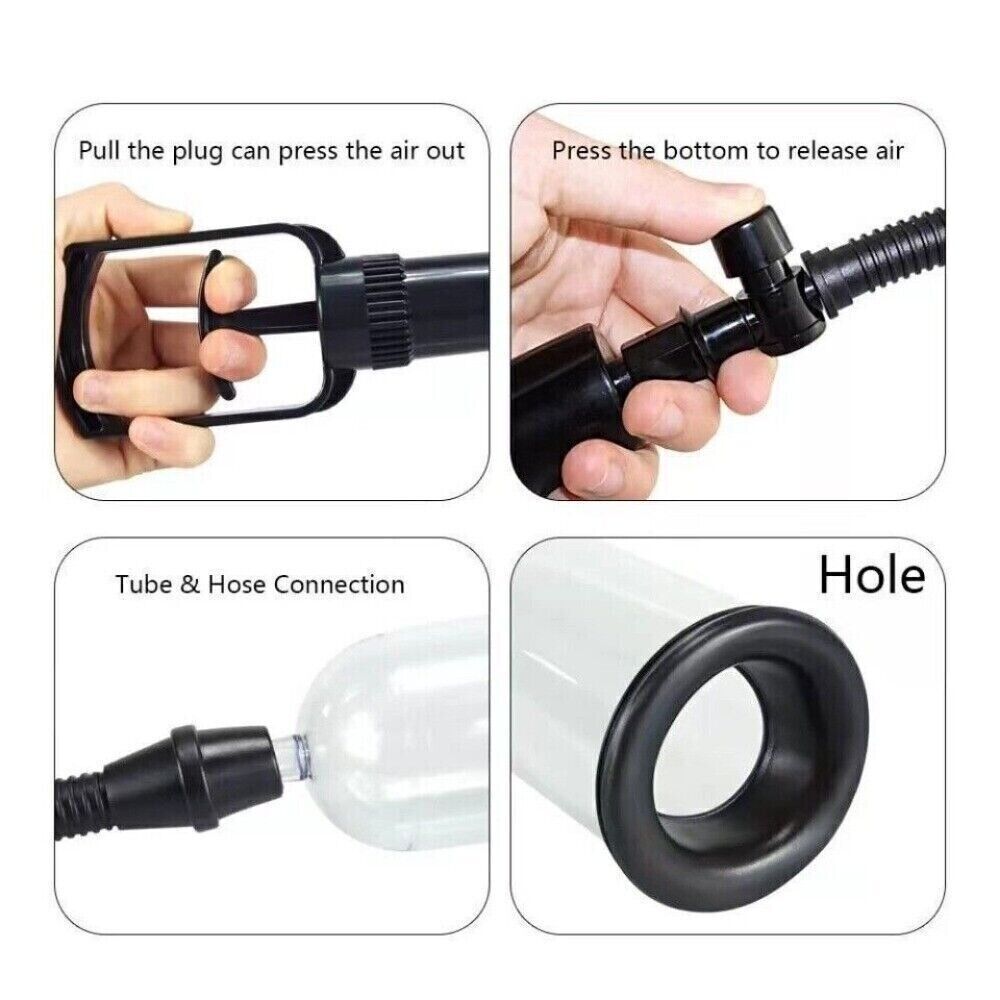 Vacuum Penis Pump for Male ED Enhancement Erectile Enlargement Penis Enlarger BG