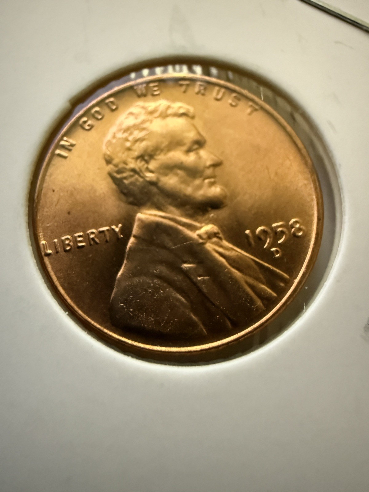 1958 D Lincoln Wheat Penny GEM Brilliant Uncirculated Red Cent BU Coin