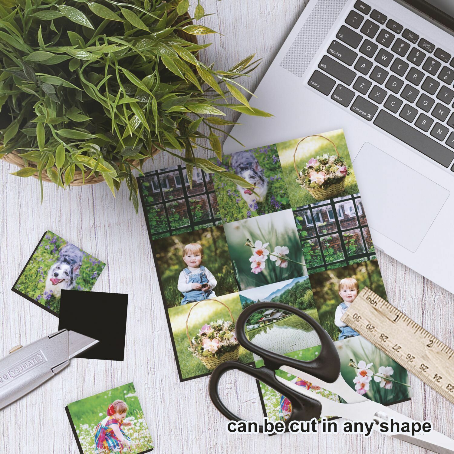 Printable Magnet Sheets Magnetic Photo Paper 8.5x11 Matte Inkjet Laser Cricut