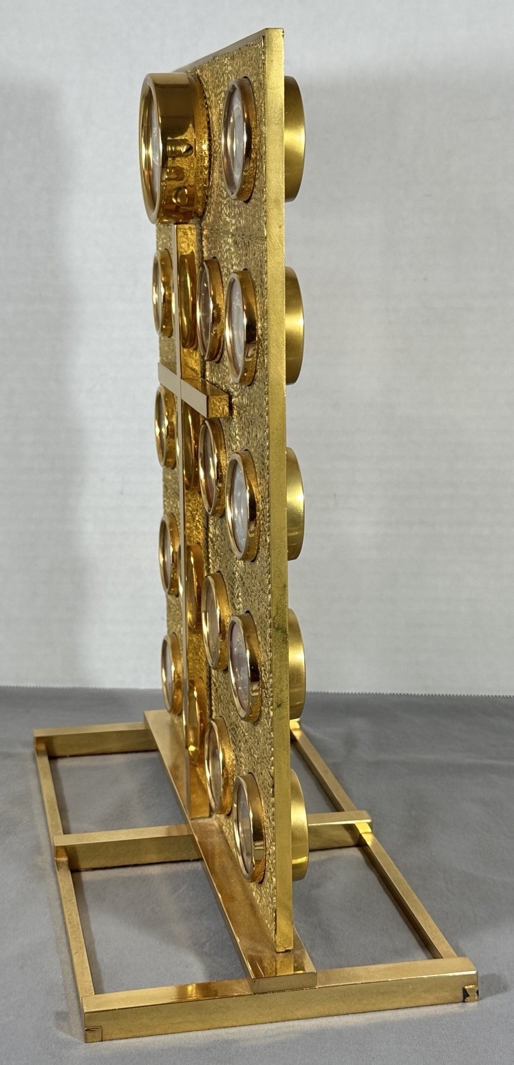 Reliquary Relic Custom Made 19 Saints True Cross, Crown Thorns, Evangelists