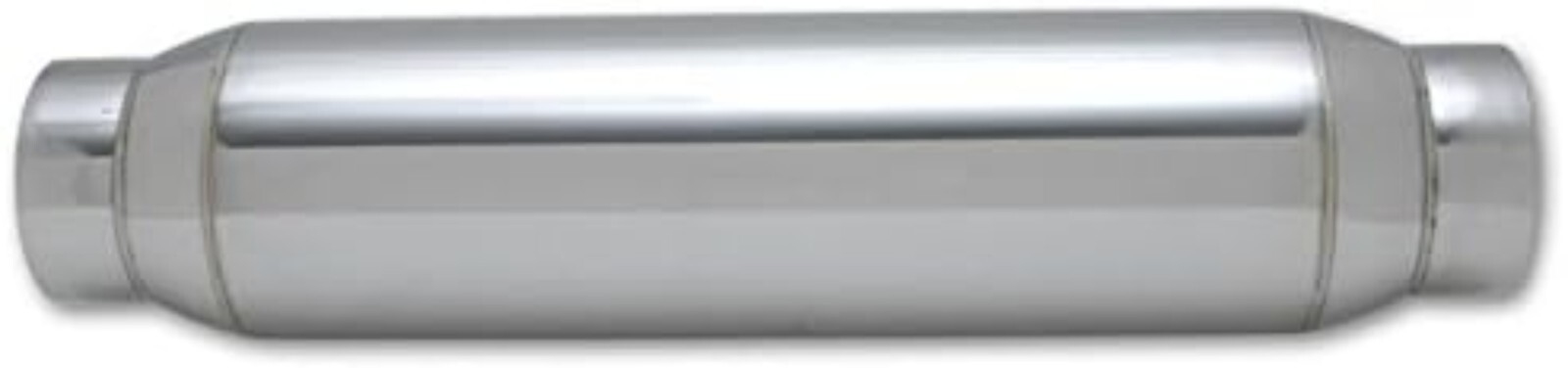 Lightweight 12" Stainless Steel Resonator with True Straight-Through Design