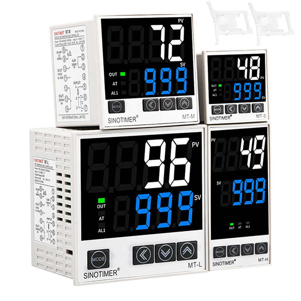 Digital PID Temperature Controller Thermostat Fahrenheit Relay/SSR AC 100V-240V