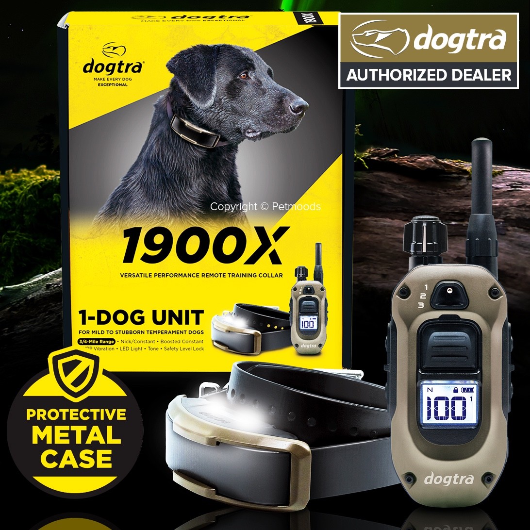 Dogtra 1900X Dog Remote Training Collar 3/4 Mile Range, Boost & XPP Vibration