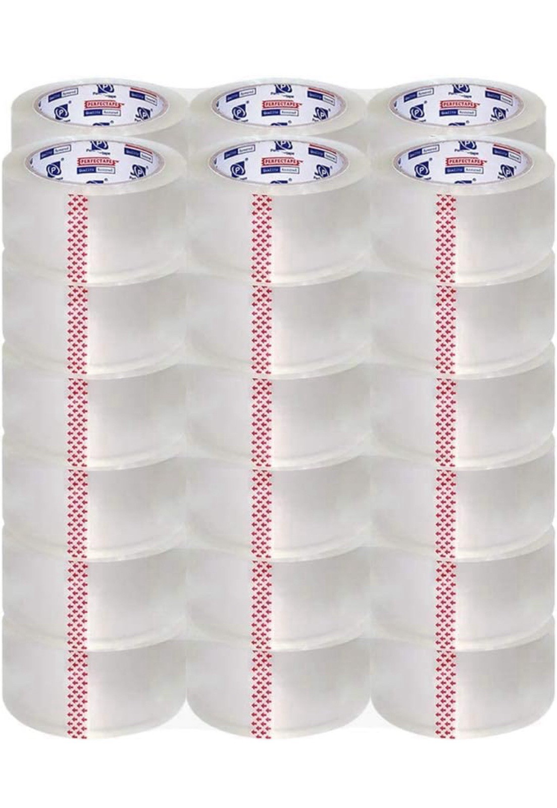 36 Rolls Shipping Packaging Box Packing Sealing Tape 2 mil 2" x 65 Yard 195FT