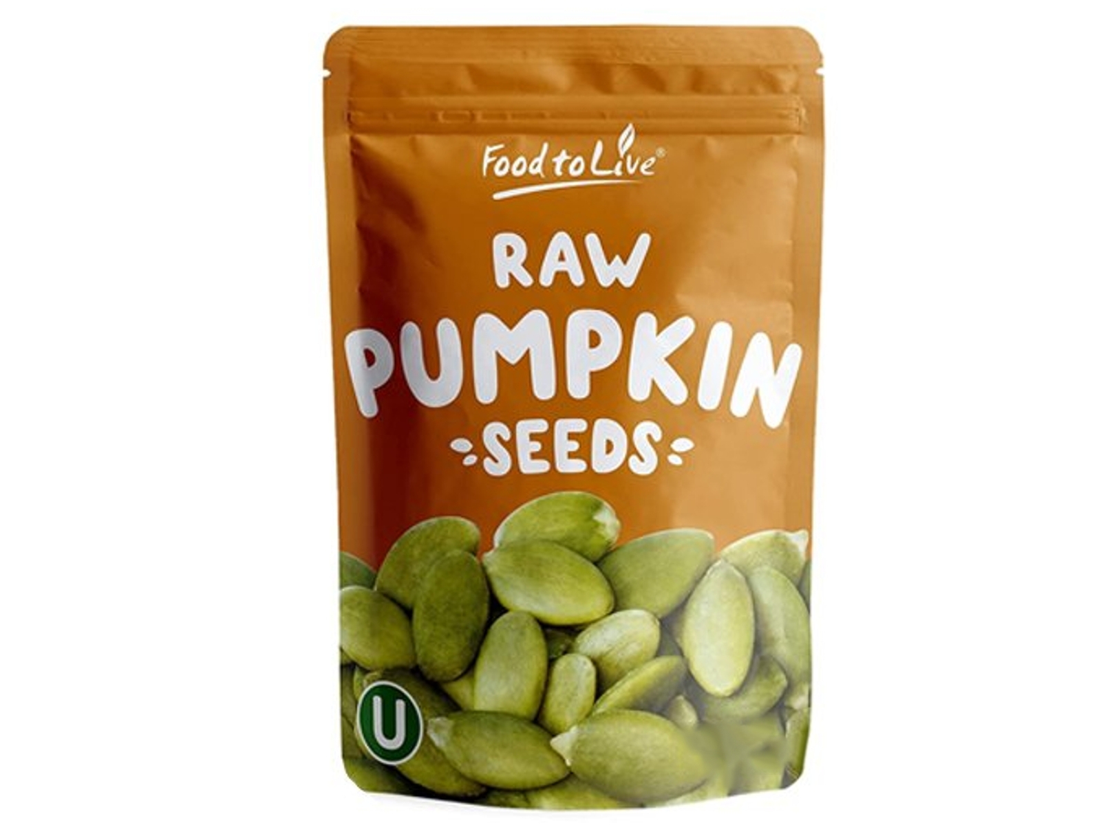 Raw Pepitas (Pumpkin Seeds), Non-GMO Verified - Kosher, Vegan - by Food To Live