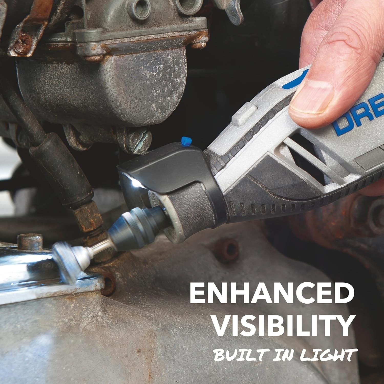 Dremel 4300-5/40 High Performance Rotary Tool Kit with LED Light- 5 Attachments