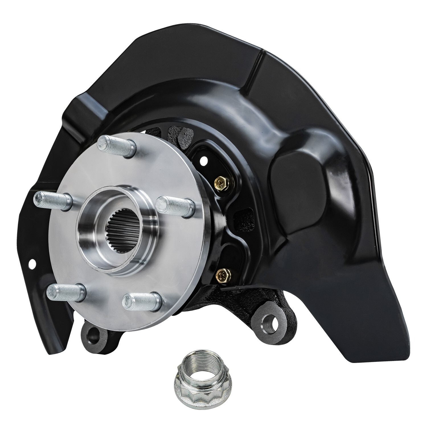 Pair Front Wheel Hub Bearings & Knuckles for Lexus RX330 RX350 RX400h Highlander