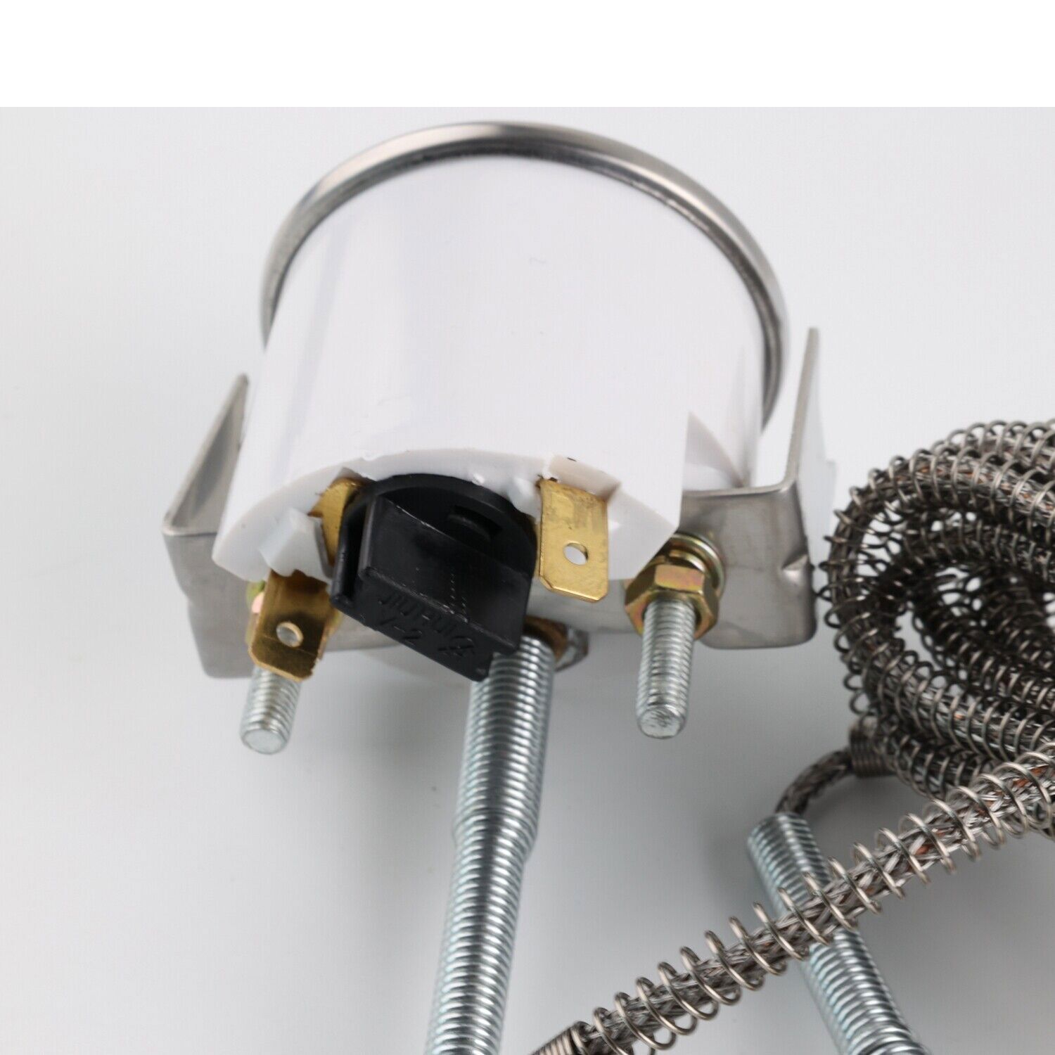 2'' 52mm Chrome Pointer Water Temp Temperature Gauge Mechanical Black Face ℃ / ℉