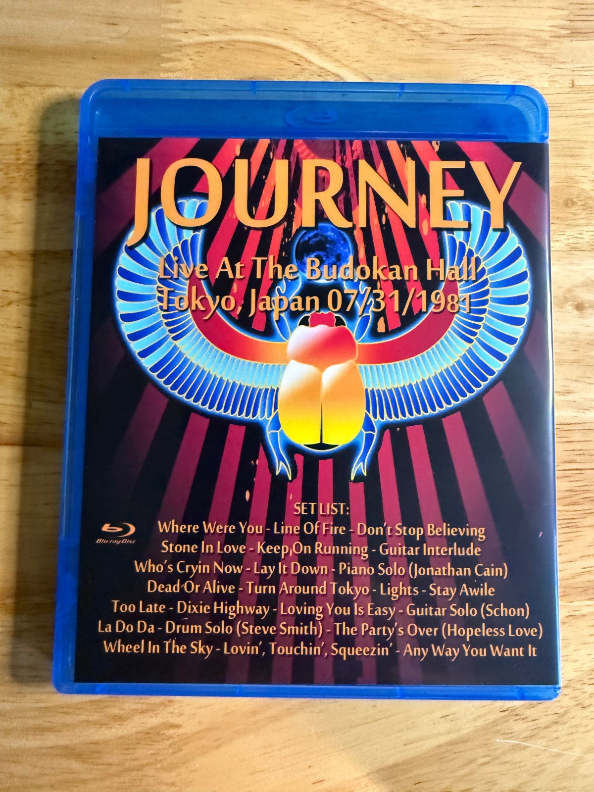 Journey - Live at Budokan Hall Tokyo 1981 Blu-ray Steve Perry Neil Schon