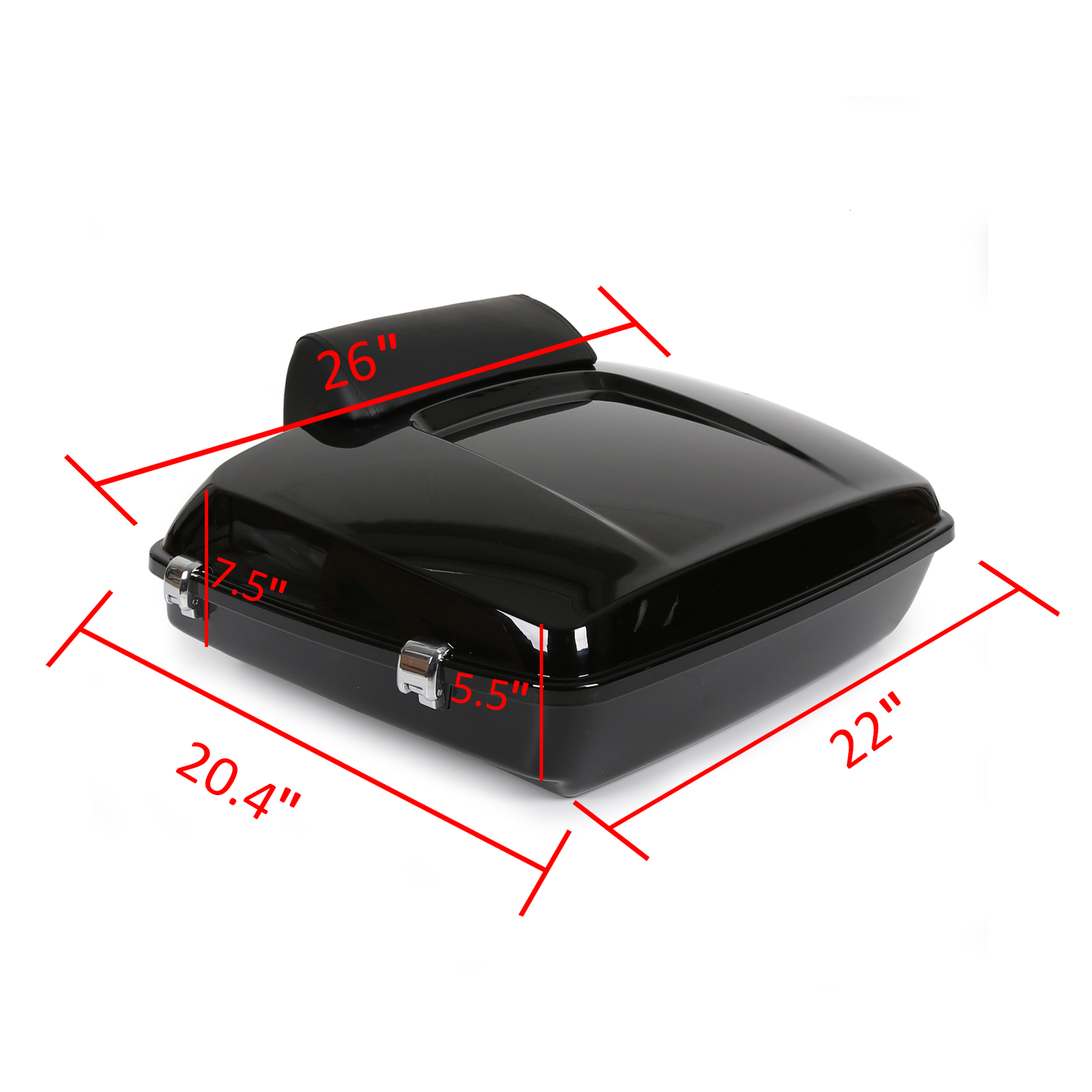 Razor Pack Trunk Pad Two-Up Rack Fit For Harley Tour Pak Street Road Glide 14-25