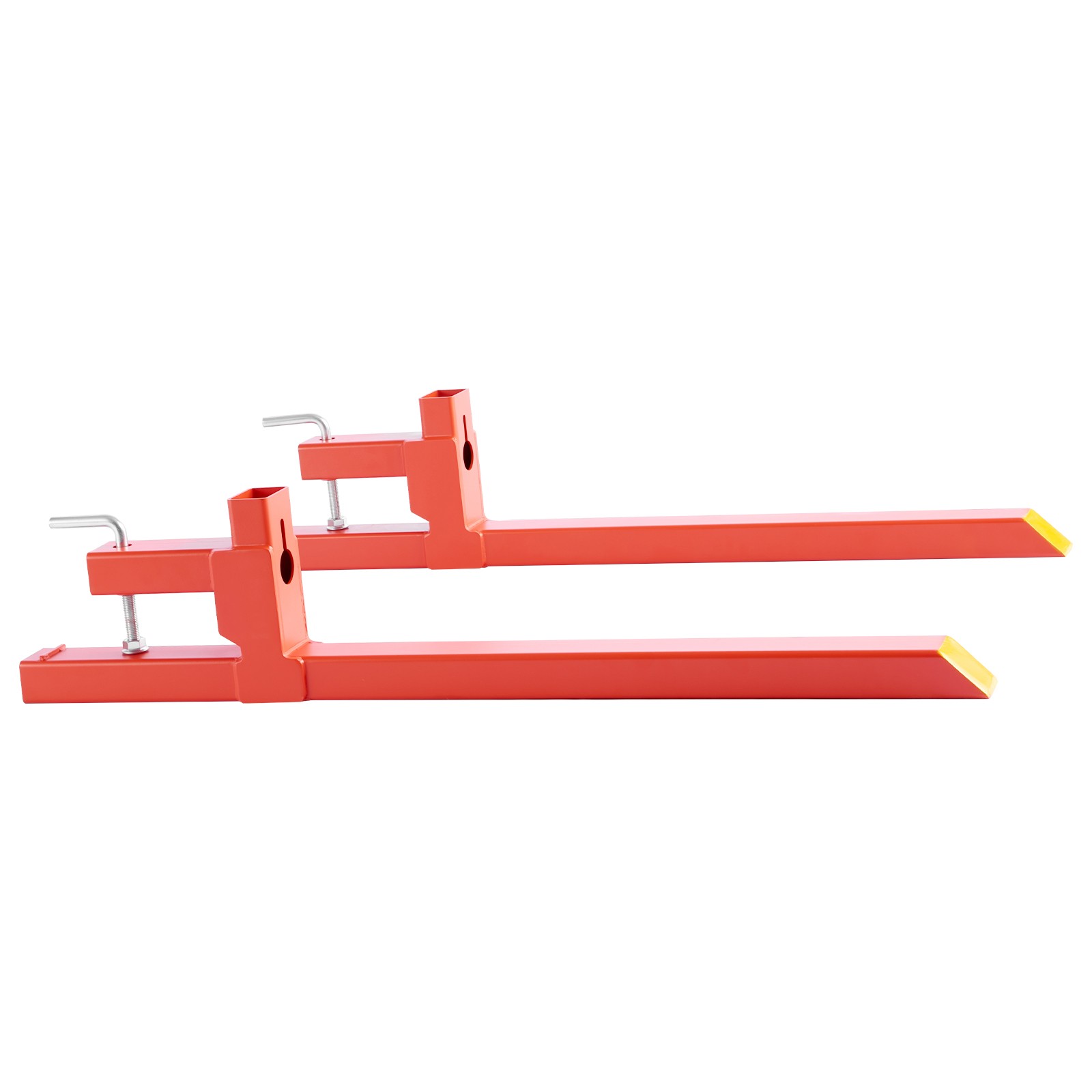 Uimoso 2000 lbs 43" Clamp on Pallet Forks Quick Attach Tractor Forks