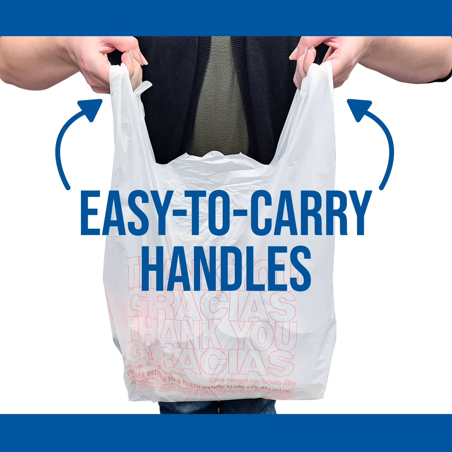 T-Shirt Carry-Out Bags, 11.5" x 6.5" x 22" (1,000 ct.)