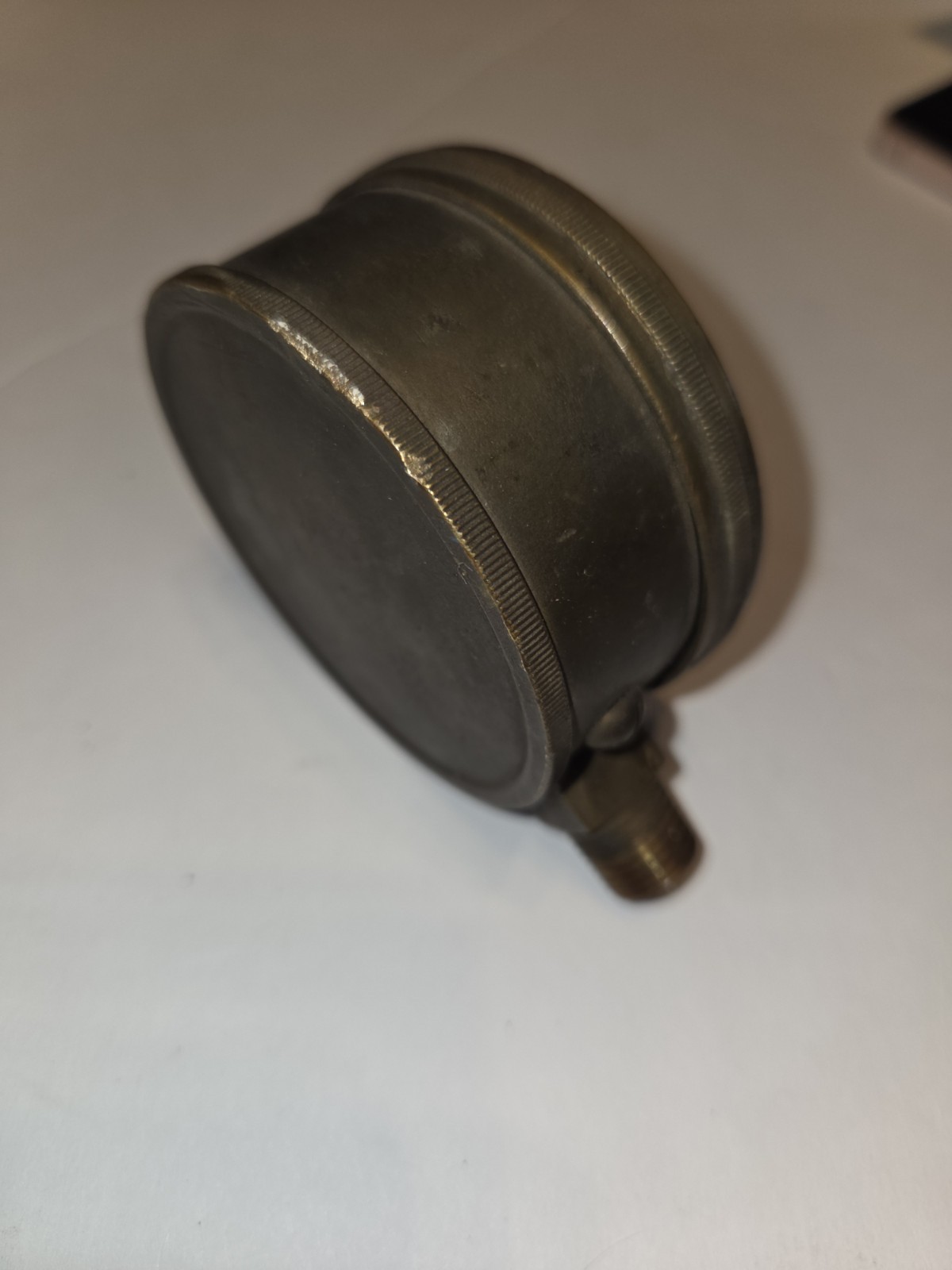 Vintage Brass Steampunk Weldit Gauge USA