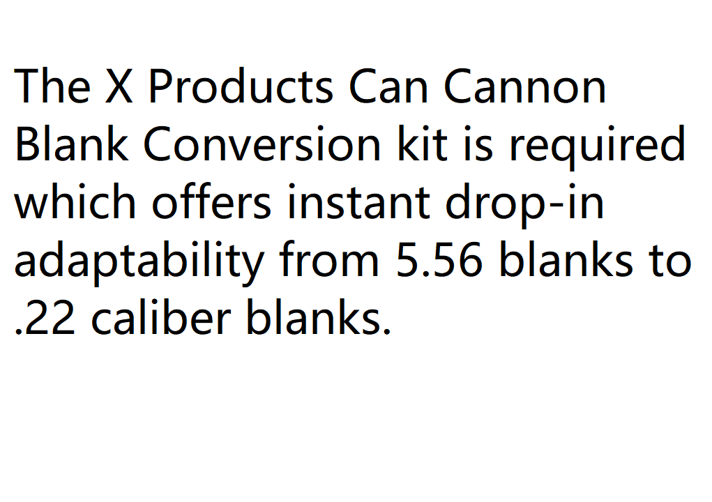 100 Loads for X-Products Can Cannon Launchers Golf Ball Launchers Arrow Launcher