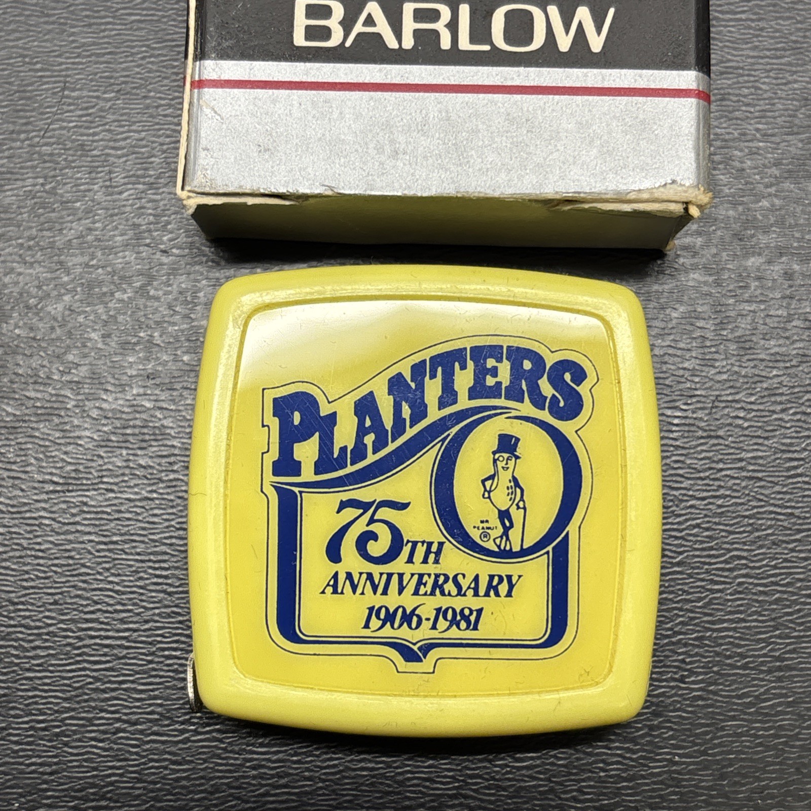Vintage Barlow Planters 75th Anniversary 1906-1981 Tape Measure