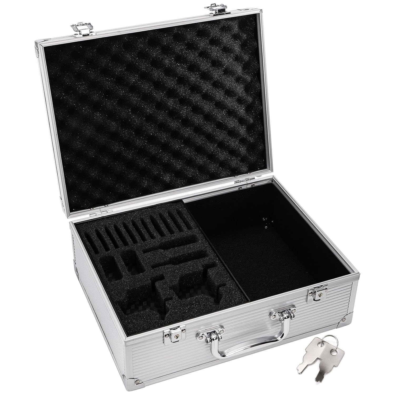 Aluminum Alloy Tattoo Storage Organizer Carrying Case for Tattoo Equipment