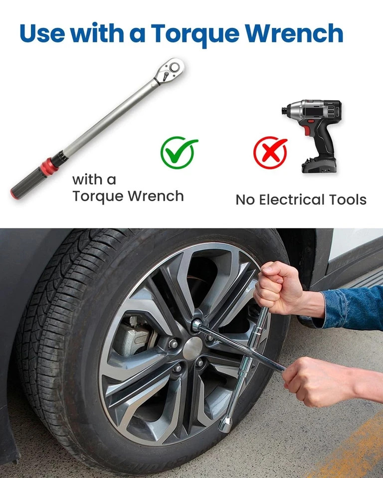 GAsupply 12x1.5 Lug Nuts Spline, Closed End Chrome Acorn Tuner Lug Nuts 1.38" 35