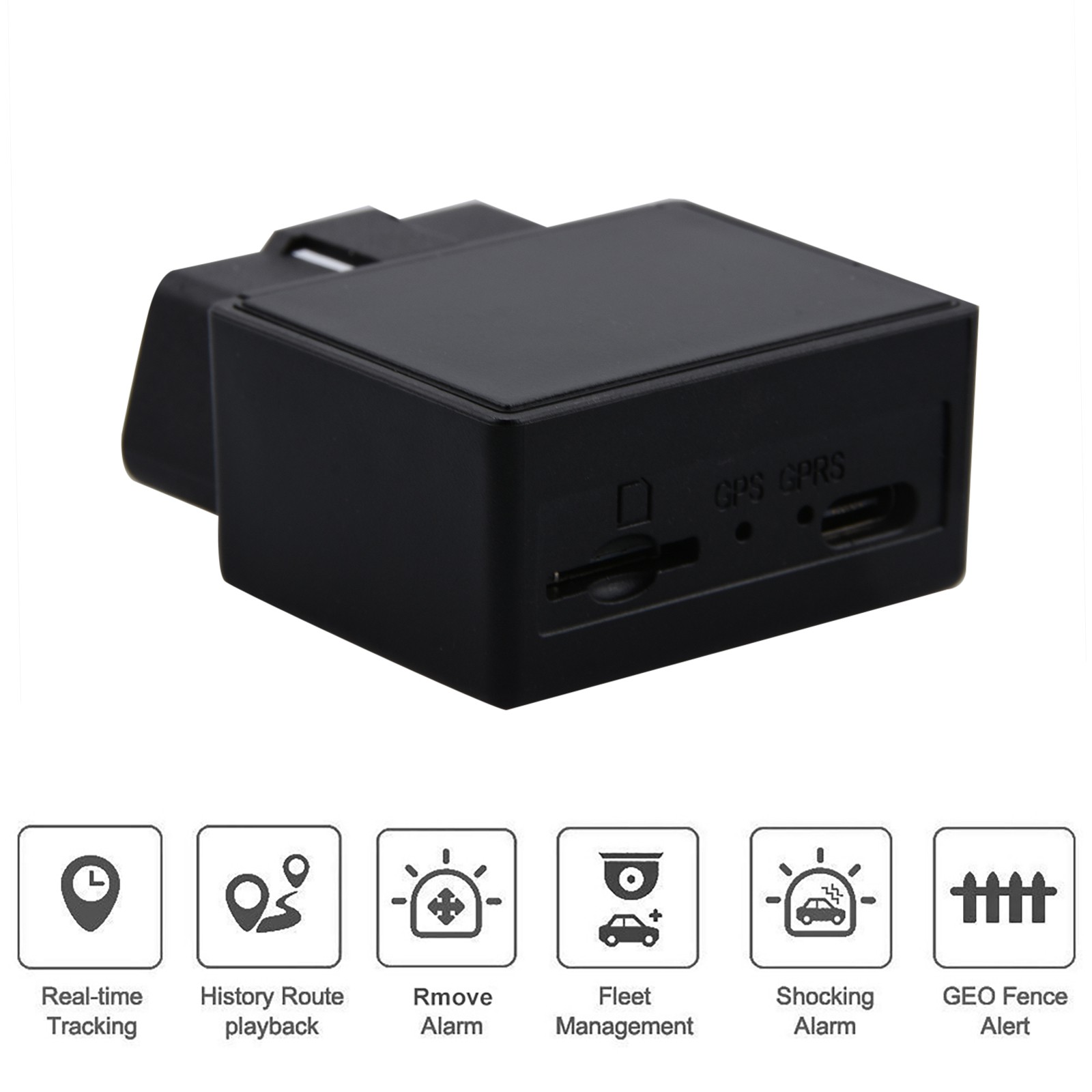 OBD II GPS Tracker Car GSM 16 Pin OBD2 Tracking Device GPS+Beidou Locator