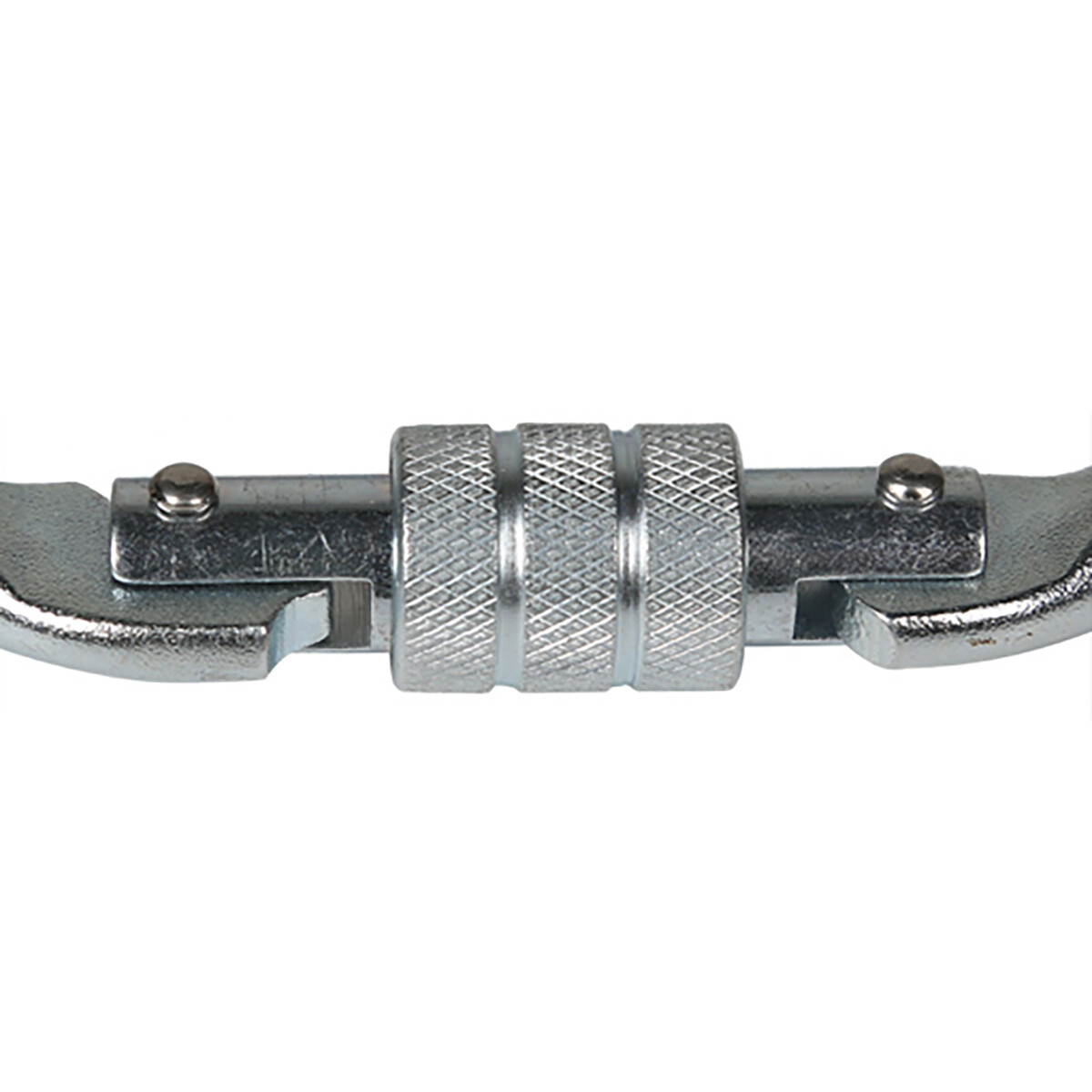 5 Pack Stainless Steel Screw Locking Carabiner Clip 25KN Heavy Duty Springs Hook